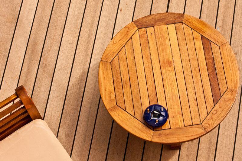 Wooden deck